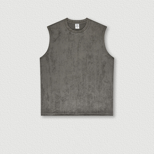 เสื้อกล้ามของผู้ชายวินเทจเสื้อยืดแขนกุดเข้ารูปพิมพ์ลายสกรีนได้ตามต้องการเสื้อผ้าแนวสตรีทประดับพลอยเทียม - Product Image 5