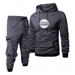 Traje de tachuelas Conjunto activo de 2 piezas Jersey de lana Sudadera con cremallera Pantalones de chándal Traje de chándal Chándales tácticos - Product Image 6