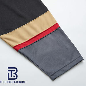 Camiseta de hockey sobre hielo de punto de malla de secado rápido estilo profesional, duradera y transpirable para entrenamiento, disponible en los colores del equipo - Product Image 5