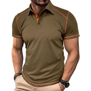 Nuevos hombres de alta calidad al por mayor personalizado de talla grande de verano para camisas Jersey tela comprimida Logotipo de impresión de manga corta - Product Image 2