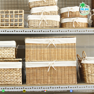 สินค้าขายดีโซลูชั่นการจัดเก็บและตกแต่งที่สมบูรณ์แบบสำหรับบ้านสมัยใหม่: ตะกร้าหญ้าทะเล - Product Image 4