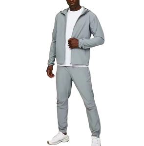 Survêtement à fermeture éclair pour hommes, épaules tombantes, tissu doux oversize, fabricants de vêtements, poids lourd 100% coton à manches longues pour hommes - Product Image 1