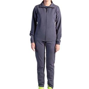 2025 Offre Spéciale femmes survêtement ensemble haute qualité Logo personnalisé lavage à l'acide pantalons de survêtement pleine fermeture éclair veste survêtement ensembles - Product Image 2