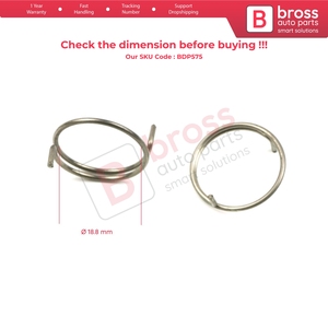 BDP575 2 Pieces <b>Door</b> Lock Actuator Repair <b>Springs</b> Right and Left A1637302335 for ML W163 1997-2005 Outer Diameter 18.8 mm - Product Image 6