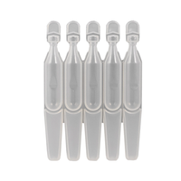 Tube d'ampoule cosmétique bouteille d'emballage de flacon d'essence de sérum en plastique jetable