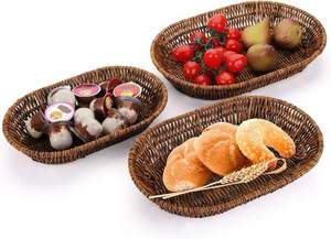 Cesta de Almacenamiento de Ratán Vietnamita a Precio Económico, Contenedor de Alimentos para Cocina, Ecológico para Decoración del Hogar, Estilo Vintage de Gran Tamaño - Product Image 4