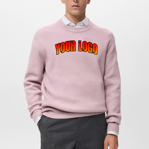 Chandails pour hommes de la meilleure qualité personnalisée OEM ODM tricots en coton pull jacquard pull col rond à manches longues pull tricoté pour hommes - Product Image 1