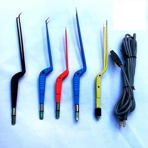 Juego de pinzas bipolares de 5 piezas con Cort reutilizable Punta de 1mm Punta de 1,50 (antiadherente) Acero inoxidable de primera calidad - Product Image 1