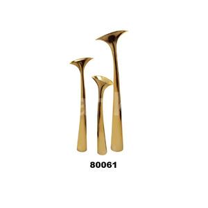 High Quality 3 Pcs <b>Bronze</b> Aluminium Flower <b>Vases</b> for Home Living Room & Office Decor - Product Image 1
