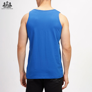 Débardeur de sport en tricot décontracté pour homme |   Vêtements de sport sans manches 100% coton respirant |   Exportation en gros - Product Image 4