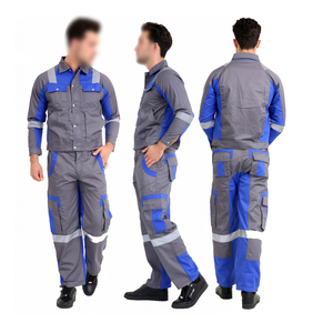 Uniforme de trabajo de seguridad reflectante de alta visibilidad Uniforme de seguridad de trabajo ligero de seguridad de cuerpo completo para hombres - Product Image 5