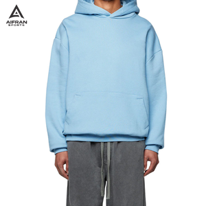 AIFRAN Custom 3D Logo <b>Hoodie</b> Men Heavyweight Streetwear Oversized High Density Fleece Pullover Unisex Luxury Sportswear <b>Gym</b> - Product Image 4