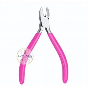 Pince coupante latérale en acier inoxydable de haute qualité pour la fabrication de bijoux professionnels fil coupe pierre réglage poignée bleue - Product Image 2