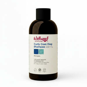 แชมพูสัตว์เลี้ยงย่อยสลายได้ Curly Coat 200 มล. กลิ่นเรดมอร์นิ่งก้า ผลิตโดย OEM PL อิตาลี บรรจุภัณฑ์พลาสติก สำหรับอาบน้ำและกรูมมิ่งสัตว์เลี้ยง - Product Image 1
