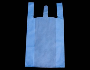 Sac en tissu non tissé bleu ciel - Product Image 1