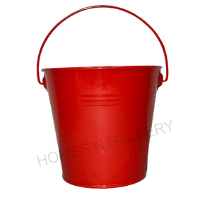 Latest Luxury Pink Powder Coated Garden Bucket Planters Pots New Design Outdoor <b>Plant</b> Stand Home Decoration at Low Price - Product Image 5