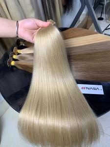 ผมเวอร์จินคุณภาพหรูหรา ขายส่ง สีบลอนด์อ่อน ยาว 26 นิ้ว ซุปเปอร์ดับเบิ้ลดรอน ผมตรงย้อมสี ผมเวียดนาม นาซ่าแฮร์ RTS - Product Image 6