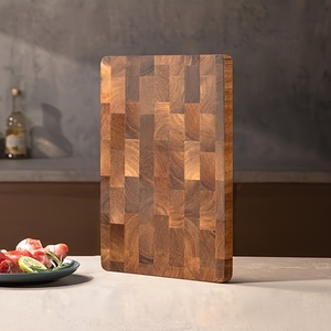 Planche à découper en bois grande et améliorée, ensemble de planches à découper de haute qualité, durables, antidérapantes, écologiques, compatibles lave-vaisselle - Product Image 6