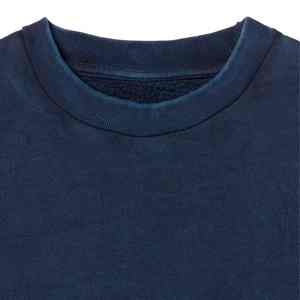 Sweat-shirt à col rond personnalisé 100% coton Sweat-shirt à col rond surdimensionné en molleton français Sweat-shirt uni Streetwear Luxe Sweat-shirt à capuche délavé à l'acide - Product Image 3