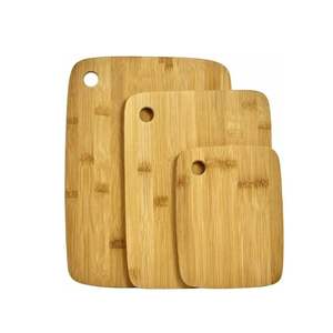 Vajilla de tabla de cortar de bambú natural de nuevo diseño para restaurante, Juego de 3 tamaños, precio conveniente y barato al por mayor de Vietnam - Product Image 1