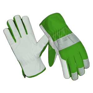 Goat Grain Leather Industrial Safety Driving <b>Gloves</b> Anti-Slip Heat Resistant Cold Resistant Tear-Resistant General Purpose - Product Image 4