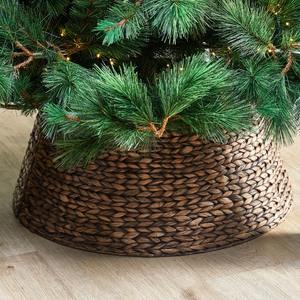 Falda para Árbol de Navidad de Jacinto de Agua Más Vendida, Falda de Árbol de Navidad Tejida Personalizada de Pasto Marino para Soporte de Árbol de Navidad por KingCraftViet - Product Image 1
