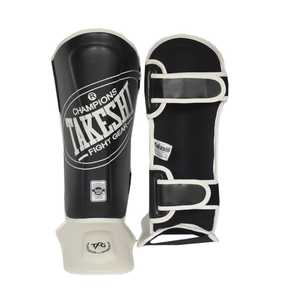 Takeshi อุปกรณ์ต่อสู้สำหรับป้องกันหน้าแข้งแบบมืออาชีพโลโก้ TFG-1412ทำจากหนังสังเคราะห์สีแบบกำหนดเอง - Product Image 1