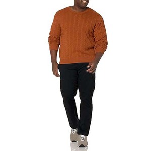 Suéteres de cuello redondo Ropa de hombre Manga larga En precio al por mayor Suéteres de hombre en blanco informales de lana de punto transpirable de invierno - Product Image 5