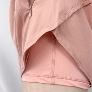 Ensemble de shorts décontractés pour femmes de qualité supérieure, tendance, col rond, manches courtes, respirant, séchage rapide, taille plus - Product Image 4