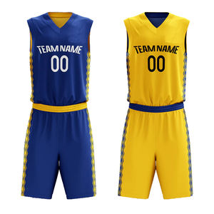 Maillot de baloncesto sublimación personalizado de fabricante al por mayor y uniforme de baloncesto corto Logotipo de equipo personalizado y número de nombre de jugador - Product Image 3