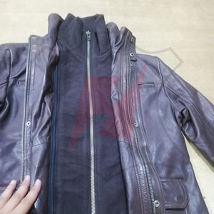 Genuine Sheep <b>Skin</b> Leather Women's Winter Jacket High Quality Custom Design Cotton Lining Women's Leather Jacket - Product Image 4