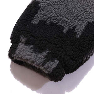 Chaqueta de Sherpa con Cuello Alto y Corte Ajustado para Hombre, Personalizada OEM, Sudadera con Capucha de Forro Polar con Cremallera, Chaqueta Cálida con Bordado - Product Image 4