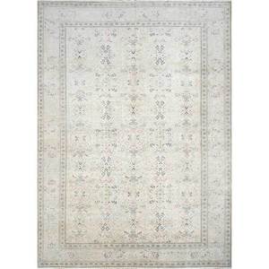 Vintage Floral Hand Knotted <b>Wool</b> Rugs Beige <b>Brown</b> for Home Living Hallway Entryway Rectangle Puzzle Abstract Pattern-Pae-542 - Product Image 1