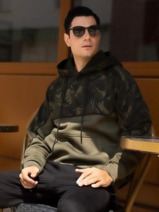 Sudadera con capucha térmica informal para hombre con logotipo personalizado último diseño de moda Sudadera con capucha sublimada para hombre - Product Image 5