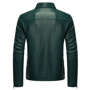 Veste en cuir à la mode personnalisée pour hommes Veste en cuir à la mode fabriquée au Pakistan Veste en cuir à capuche de qualité au meilleur prix - Product Image 2