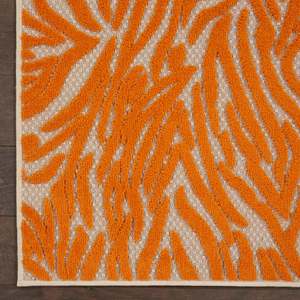พรมนูริซัน อะโลฮ่า 2'8 x 4' สีส้ม สไตล์ร่วมสมัย - Product Image 3