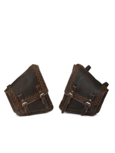 กระเป๋าปั่นจักรยานทำด้วยมือทำจากหนังสีน้ำตาลกระเป๋าทรงอานม้ากระเป๋าสำหรับผู้ชาย - Product Image 4