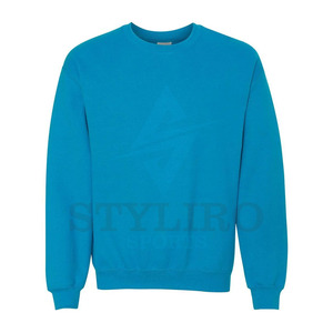 Sudadera de Hombre de Manga Larga, Corte Regular, Algodón/Poliéster, Estilo Vintage, con Logotipo Personalizado Impreso, Cuello Redondo, Color Sólido, Talla XS para Invierno - Product Image 4