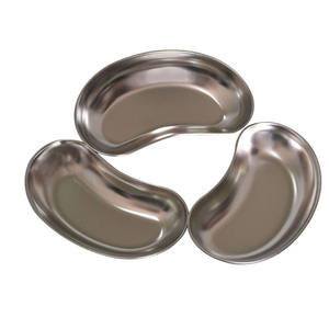 Bandejas con forma de riñón de artículos huecos de acero inoxidable duraderos INNOVAMED para uso hospitalario Fuente de alimentación manual Precio al por mayor - Product Image 1
