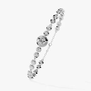 Haute Qualité Personnalisé 10K 14K Blanc Jaune Or Tennis pour Bracelet pour Femmes Solide Moissanite Diamant Réel Mode Manchette Bracelets - Product Image 2