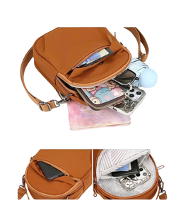 Women's Mini <b>Crossbody</b> Handbag From Vietnam Soft Mobile <b>Phone</b> <b>Bag</b> with Single Shoulder Strap Fashionable Small <b>Bag</b> for Swimming - Product Image 4