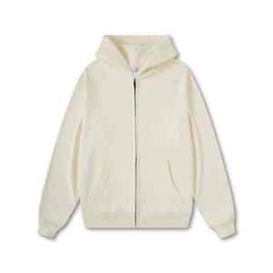 Pull à capuche en coton épais surdimensionné vintage pour hommes Logo personnalisé 3D vêtements motif imprimé uni teint hiver - Product Image 1