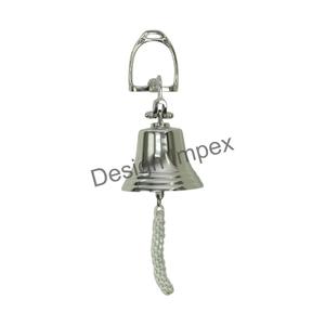 Campana colgante pulida brillante para decoración de pared, estilo ecuestre, campanas de estribo de caballo, superventas, decoración de campanas de pared de Metal - Product Image 4