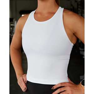 Camiseta Corta Transpirable para Mujer, Ropa Deportiva Informal de Punto, Talla Única, Logotipo Personalizado Disponible - Product Image 1
