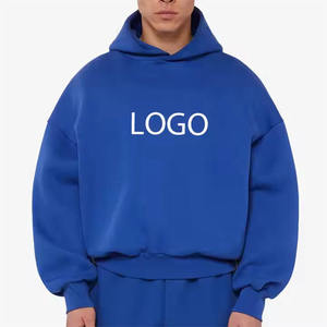 Nouveaux Sweats à Capuche Hiver 2025 Unisexe Haute Qualité Printemps Automne Hiver 100% Coton Polaire avec Poche et Impression Personnalisée par Décharge - Product Image 5