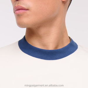 Manufacturer Custom Color Block Embroidered <b>Jumper</b> Heavyweight French Terry Pullover Long Sleeve Oversized high quality - Product Image 3