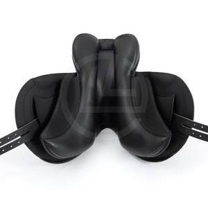 Sillín de caballo occidental de cuero duradero con cuerno y falda ancha para trabajo de Rancho Sillines de caballo de cuero de alta calidad - Product Image 6