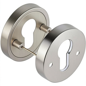 HEWI Juego de Rosetas Redondas para Llave PZ 306.23PB 99 99, Escutcheon de Plástico con 10.5 mm de Grosor - Product Image 3