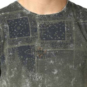 T-shirts personnalisés 100% coton délavé à l'acide pour hommes, style streetwear hip-hop vintage, séchage rapide, écologiques, respirants, service OEM - Product Image 2