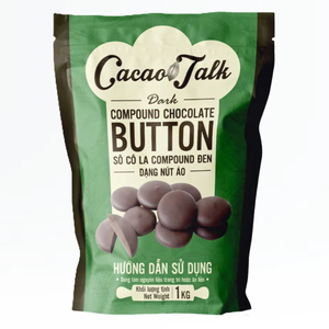 Precio de fábrica OEM/ODM al por mayor panadería compuesto Chocolate HALAL Botón de Chocolate negro sólido dulces alimentos - Product Image 1